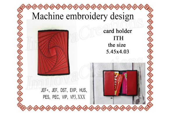 Card Case - in the Hoop: A Holiday Review
