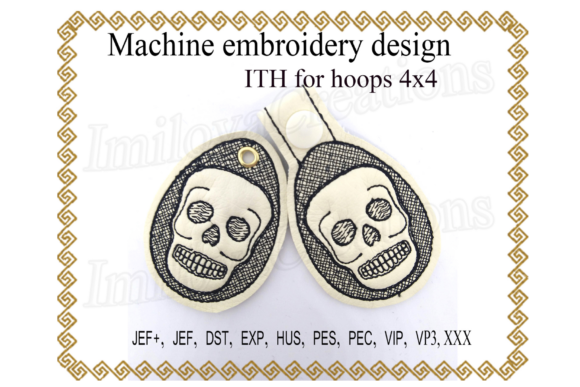 Key Fob Skull: In The Hoop Review