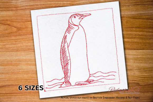 Penguin on Snow Redwork: A Designer’s Review