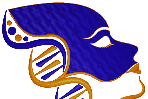 Review: Face with DNA Hair Embroidery Design