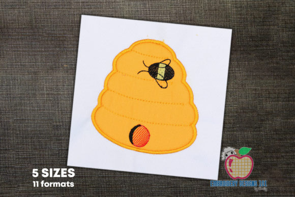 Review: Honeybee with Bee Hive Applique for Sweatshirts
