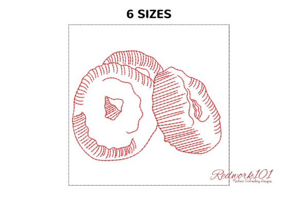 Sour Cream Doughnuts Redwork Review